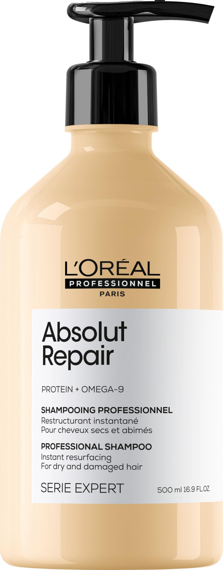 L'Or'eal Professionnel Absolut Repair Hydrating Shampoo, For Dry hair, intense softness & shine, moisturising & nourishing - New