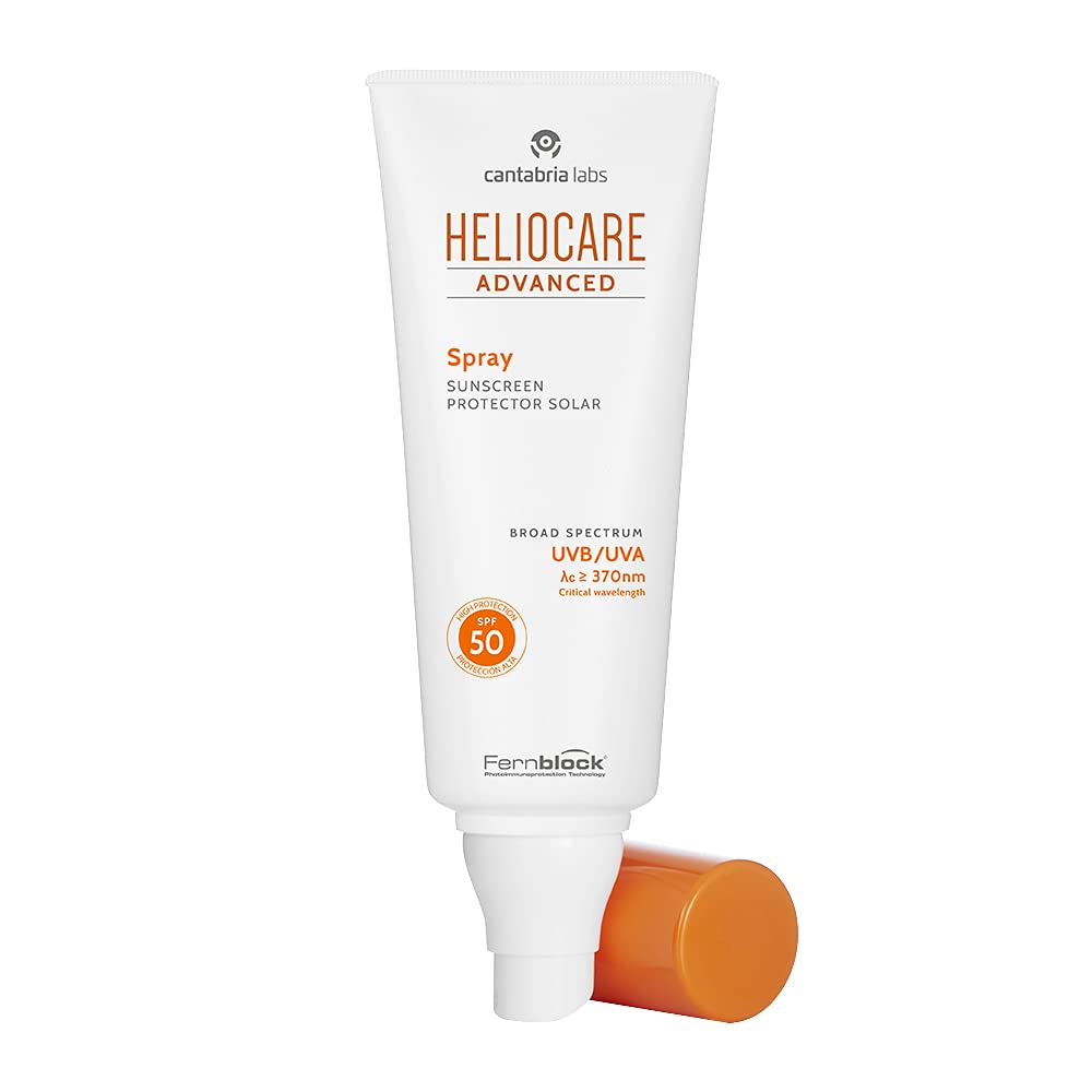 Heliocare Advanced Spray SPF 50 200ml / Spray For Body/Daily Uvb and Uvb Anti-Ageing/Combination, Dry, Oily and Normal Skin/No white residue - New