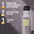 KMS HairPlay Molding Paste - 150ml - Vegan PETA Approved - All Hair Types Texture Natural Hold - Damaged Box