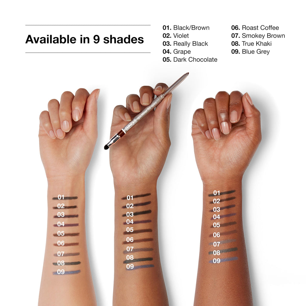 Clinique Quickliner For Eyes | Water Resistant, Smudge Resistant + Safe For Sensitive Eyes - Damaged Box