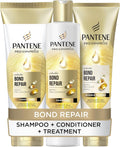 Pantene Molecular Bond Repair Shampoo, Conditioner, Conditioning Treatment - Damaged Box