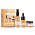 UpCircle Discovery Set - Cleansing Face Milk, Face Moisturiser and Peptide Serum Trio - Vitamin E, Niacinamide + Aloe Vera - Boosts Collagen, Hydrates + Soothes - Vegan + Cruelty-Free - Damaged Box