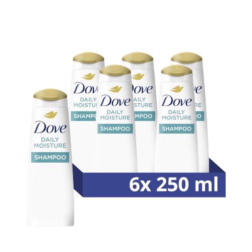 Dove Nutritive Solutions Daily Moisture Shampoo nourishes for smooth hair that's up to 10x more resilient to daily damage* for dry hair 6x 250 ml - Damaged Box