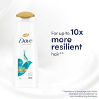 Dove Nutritive Solutions Daily Moisture Shampoo nourishes for smooth hair that's up to 10x more resilient to daily damage* for dry hair 6x 250 ml - Damaged Box