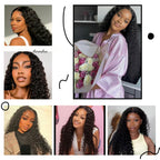 2x6 HD Lace Closure Deep Wave Transparent 2 by 6 HD Lace Closure 14 Inch 100% Brazilian Virgin Human Hair Closure Can be Middle part - New