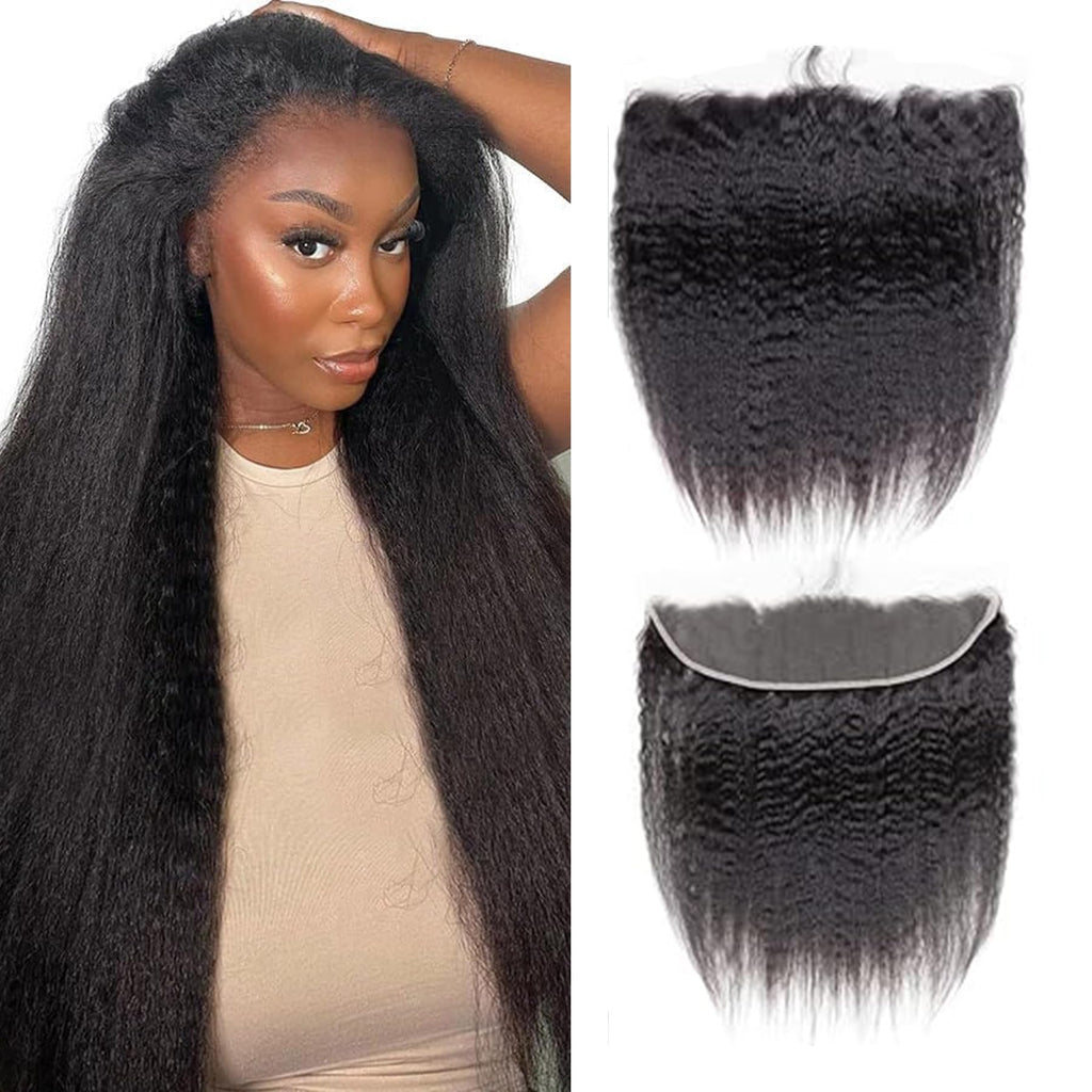 2x6 HD Lace Closure Deep Wave Transparent 2 by 6 HD Lace Closure 14 Inch 100% Brazilian Virgin Human Hair Closure Can be Middle part - New