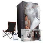 Sharper Image Portable Steamer Sauna - Pop Up Steam Room Spa Personal Relaxation - Good