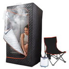 Sharper Image Portable Steamer Sauna - Pop Up Steam Room Spa Personal Relaxation - Good