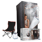 Sharper Image Portable Steamer Sauna - Pop Up Steam Room Spa Personal Relaxation - Good