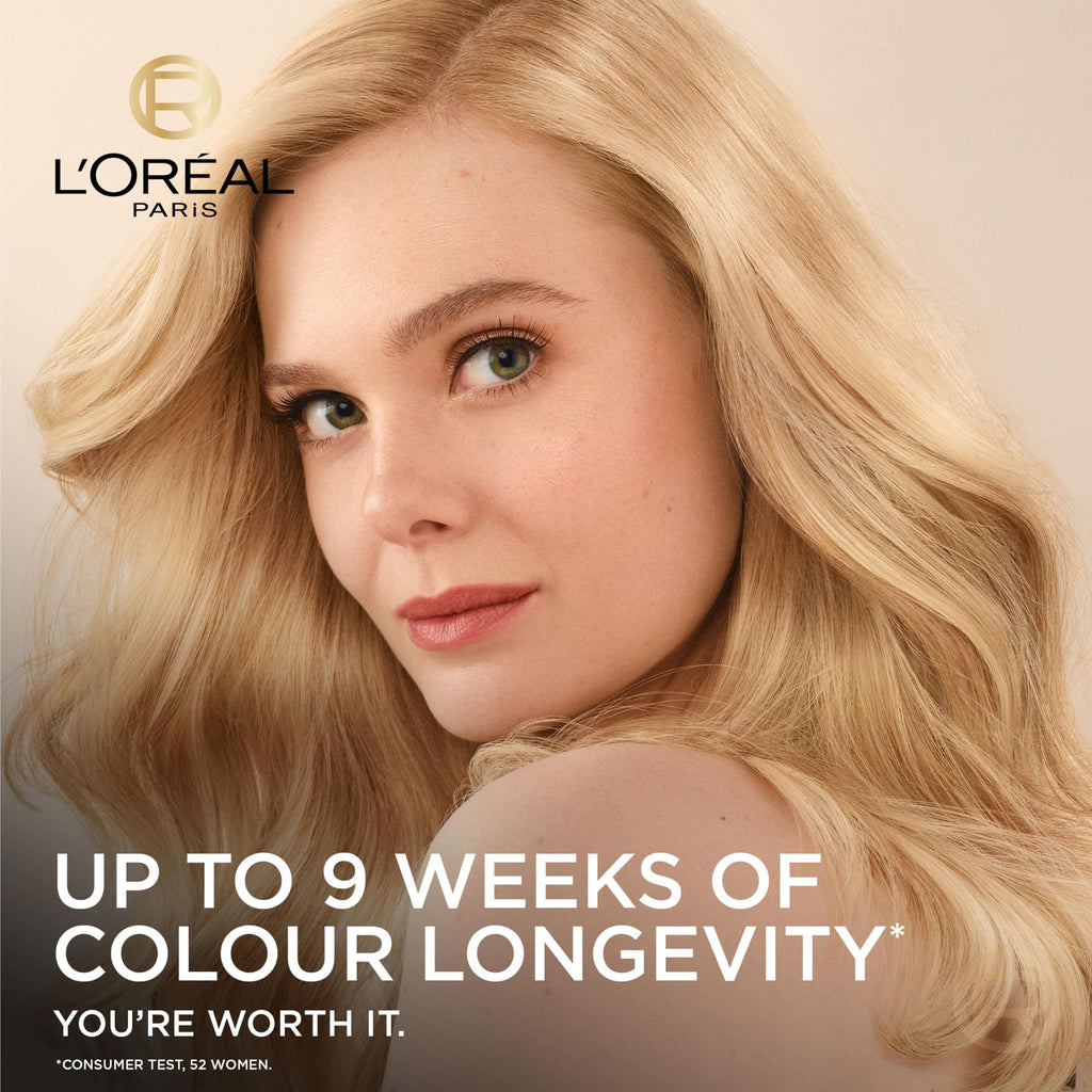 L'Oreal Paris Preference Hair Dye 7.23 Dark Rose Gold Luminous Permanent Hair Colour Long Lasting Brilliance - Damaged Box