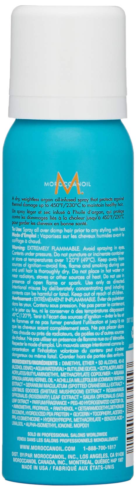 Moroccanoil Perfect Defense Heat Protectant Spray 75ml Hair Treatment - Damaged Box