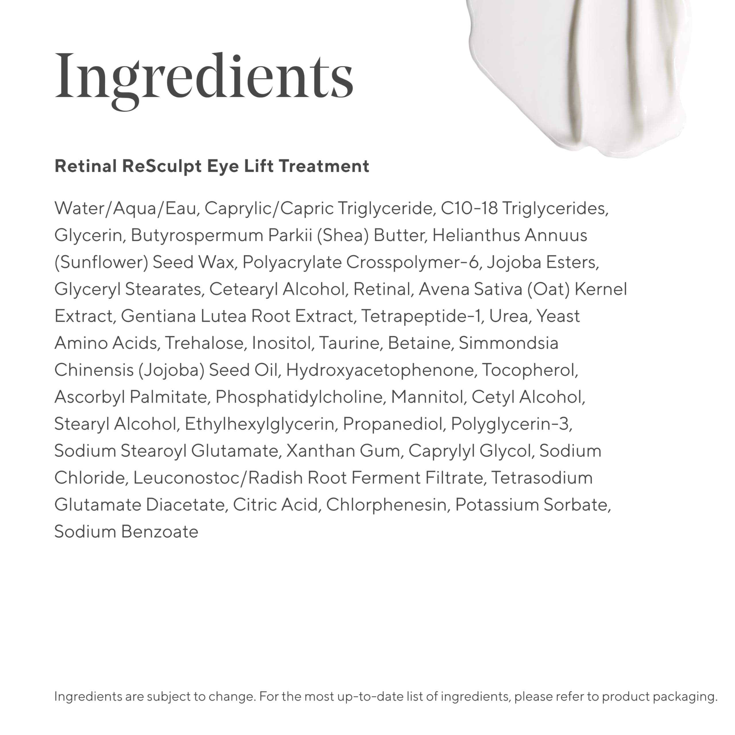 Murad Retinal ReSculpt Eye Lift Treatment - Resurgence Anti-Aging Eye Cream - Firms, Reduces Wrinkles - 0.5 fl oz - New