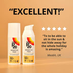 RIEMANN P20 SPF50 Sensitive Sun Cream 100ml - High Protection Sunscreen Lotion - UVA UVB Protection - Damaged Box