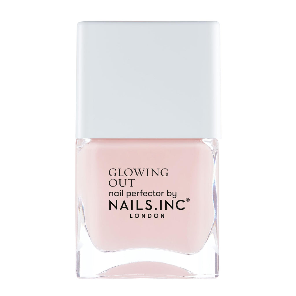 Nails.INC Glow With The Flow Nail Polish - Pink Sheer, Glossy, Long Lasting, Quick Dry, Vegan - 14ml - New