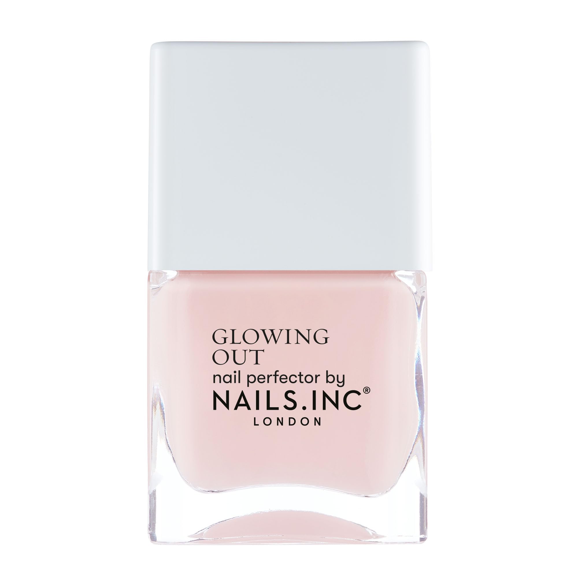 Nails.INC Glow With The Flow Nail Polish - Pink Sheer, Glossy, Long Lasting, Quick Dry, Vegan - 14ml - New