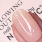 Nails.INC Glow With The Flow Nail Polish - Pink Sheer, Glossy, Long Lasting, Quick Dry, Vegan - 14ml - New