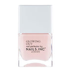 Nails.INC Glow With The Flow Nail Polish - Pink Sheer, Glossy, Long Lasting, Quick Dry, Vegan - 14ml - New