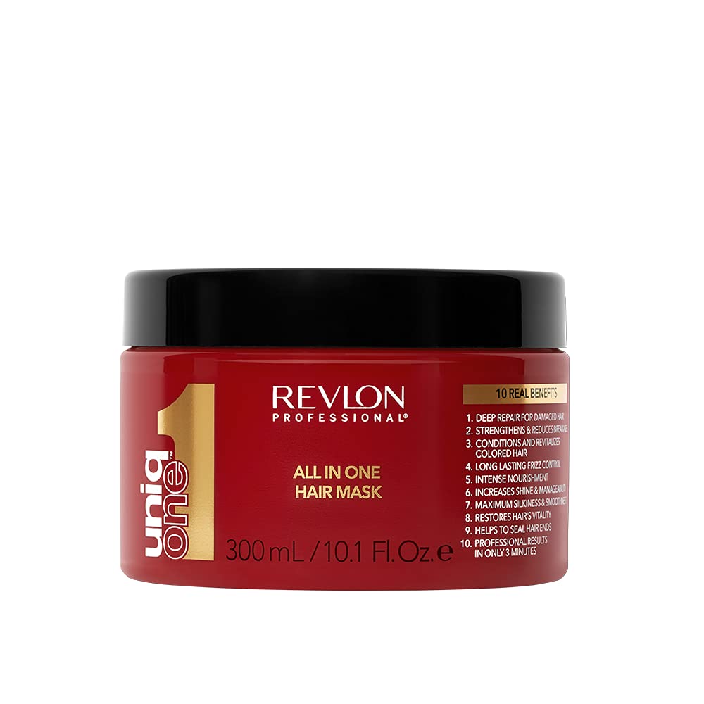 REVLON PROFESSIONAL UniqOne All In One Hair Mask - Strengthening Restorative Intensive Conditioner 300ml - New