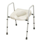 NRS Healthcare Mowbray Toilet Seat and Frame Lite - Width Adjustable - Ready Assembled - N36974 Mobility Aid - Good