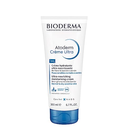 Bioderma Atoderm Cream Tube 200ml - Hydrating Daily Moisturiser for Dry Sensitive Skin - New