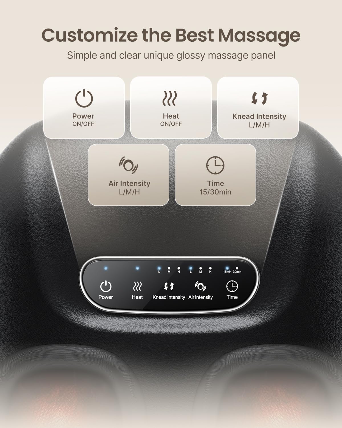 RENPHO Portable Foot Massager with Heat - Electric Shiatsu Foot Massager Machine - Deep Kneading Relaxation - Very Good