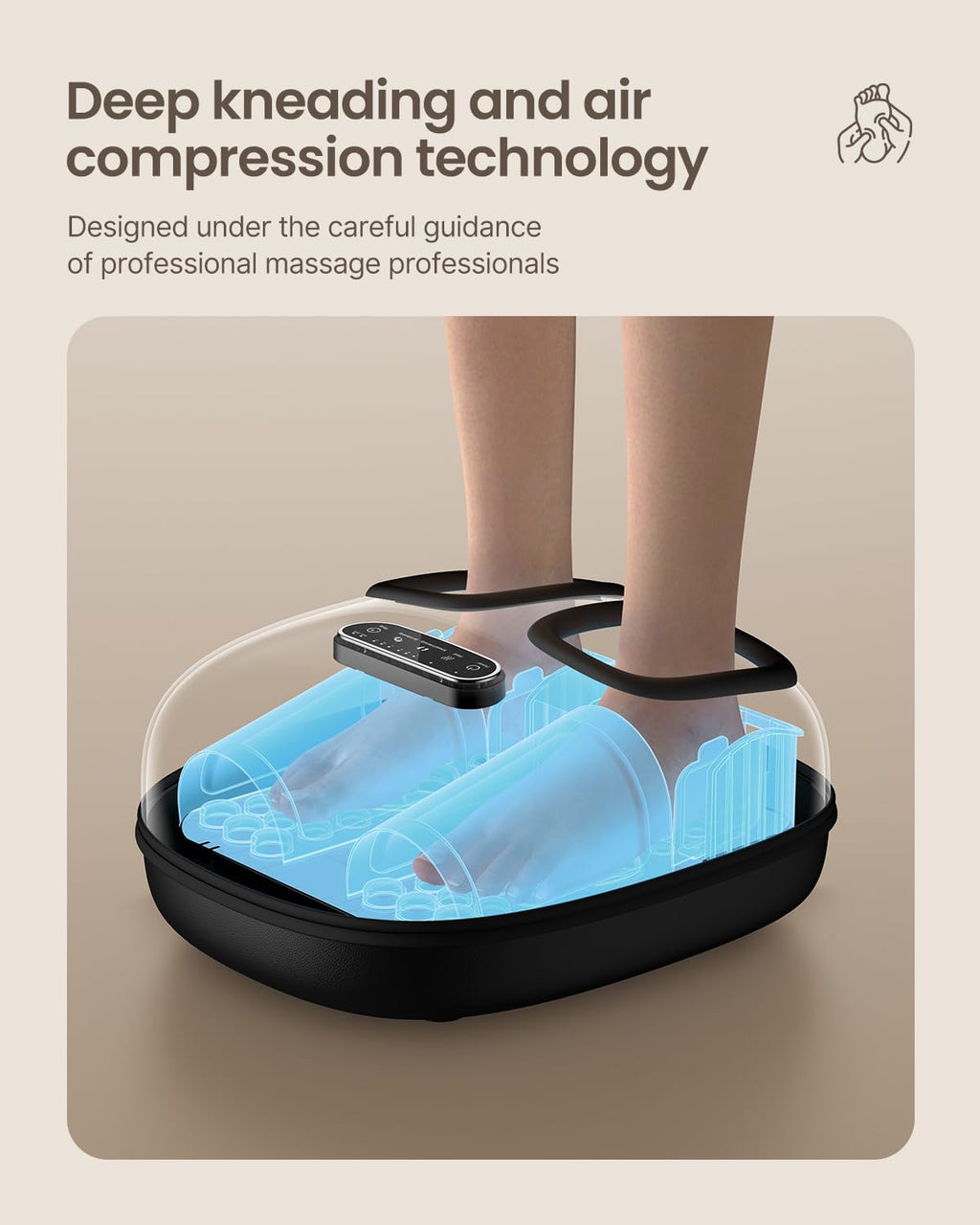 RENPHO Portable Foot Massager with Heat - Electric Shiatsu Foot Massager Machine - Deep Kneading Relaxation - Very Good