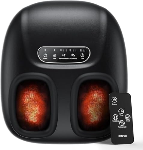 RENPHO Portable Foot Massager with Heat - Electric Shiatsu Foot Massager Machine - Deep Kneading Relaxation - Very Good