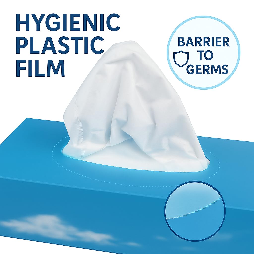 OfficeHarbour Facial Tissues - 36 Boxes x 100 Soft White 2-Ply Sheets - 3600 Total - Home Office Hotel School Care Use - Damaged Box