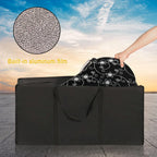 LEIBOU Professional Folding Portable Vented Beauty Manicure Table Nail Desk Salon Spa with Fan dust Collector & Bag (35''x 16''x 28'') (Black Flower) - New