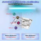 JOJOCOSMO UV steriliser,16.2L Extra large capacity nail tool sterilizer, autoclave sterilizer with timer setting, LED UV Disinfection Cabinet for barbershop, beauty salon, home and spa use - New