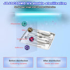 JOJOCOSMO UV steriliser,16.2L Extra large capacity nail tool sterilizer, autoclave sterilizer with timer setting, LED UV Disinfection Cabinet for barbershop, beauty salon, home and spa use - New