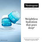 Neutrogena Hydro Boost Water Gel (1x 50ml), Oil-Free Face Cream with Hyaluronic Acid, Amino Acids and Electrolytes, Lightweight Face Care with 72 Hour Hydration, For Acne-Prone and Sensitive Skin - New