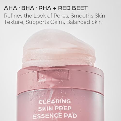 House of Hur 70 x Moisturizing Exfoliating Pads for Skin Preparation with Aha, Bha, Pha and Beetroot Extract, Korean Skincare, 140ml - Damaged Box