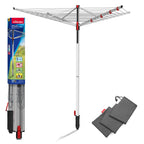 Vileda Sun-Lift Compact Rotary Airer - 40m Drying Line - Holds 4 Wash Loads - Outdoor Clothes Dryer Garden Washing Line - Good