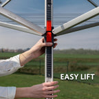 Vileda Sun-Lift Compact Rotary Airer - 40m Drying Line - Holds 4 Wash Loads - Outdoor Clothes Dryer Garden Washing Line - Good
