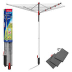 Vileda Sun-Lift Compact Rotary Airer - 40m Drying Line - Holds 4 Wash Loads - Outdoor Clothes Dryer Garden Washing Line - Good