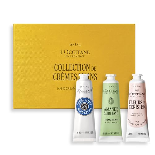 L'OCCITANE - Hand Cream Giftset with Shea, Almond & Cherry Blossom - New
