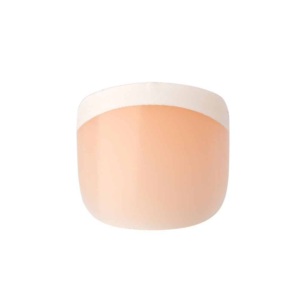 KISS Salon Acrylic French Toenail Kit - Walk Away Style - Artificial Press-On Nails - Damaged Box