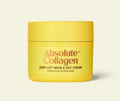 Absolute Collagen Deep Lift Neck & D'ecollet'e Cream 50ml - Anti-Wrinkle, Anti-Ageing and Neck Firming Cream - Visibly Reduces Appearance of Fine Lines and Wrinkles - Smoother, Firmer & Sculpted Skin - Damaged Box
