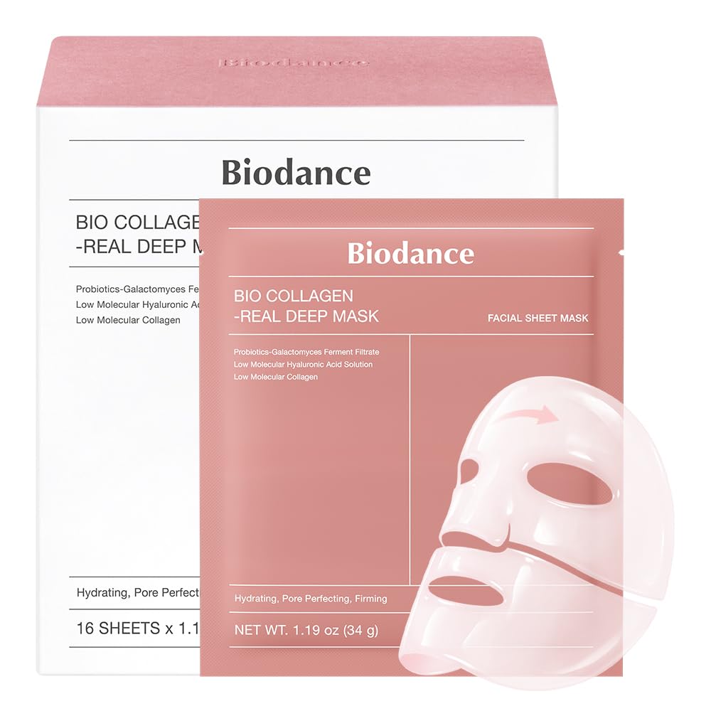 BIODANCE Bio-Collagen Hydrogel Overnight Face Mask. 4 PCs - Damaged Box