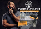 Viking Revolution - Beard Grooming Kit for Men - Ultimate Beard Kit with 100% Boar Beard Brush, Beard Comb, Citrus Beard Balm, Unscented Beard Oil & More - Valentines Gifts for Him - Gifts for Men - New