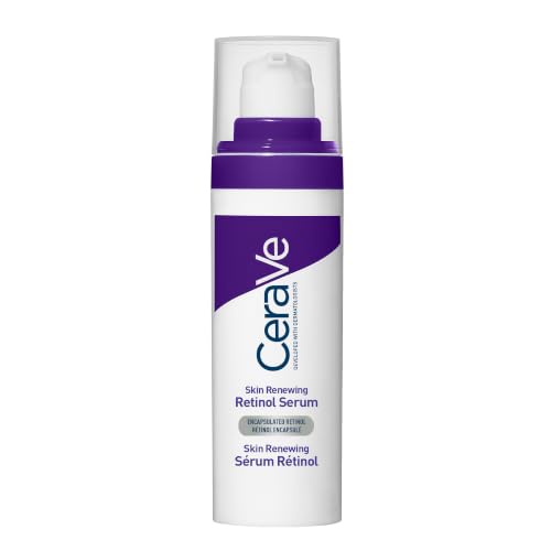 CeraVe Skin Renewing Retinol Serum With 3 Essential Ceramides, Hyaluronic Acid, & Niacinamide, Anti-Ageing Treatment for Fine Lines and Wrinkles, Encapsulated Retinol, Dermatologist Developed, 30ml