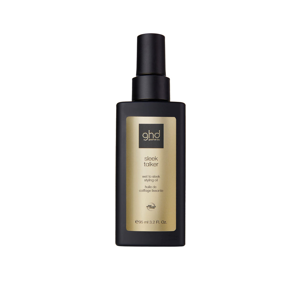 ghd Sleek Talker - Wet To Sleek Styling Oil, Smoothing and Softening Hair Oil With Heat Protection, Formulated with Nourishing Argan Oil, Non-greasy and Lightweight - New
