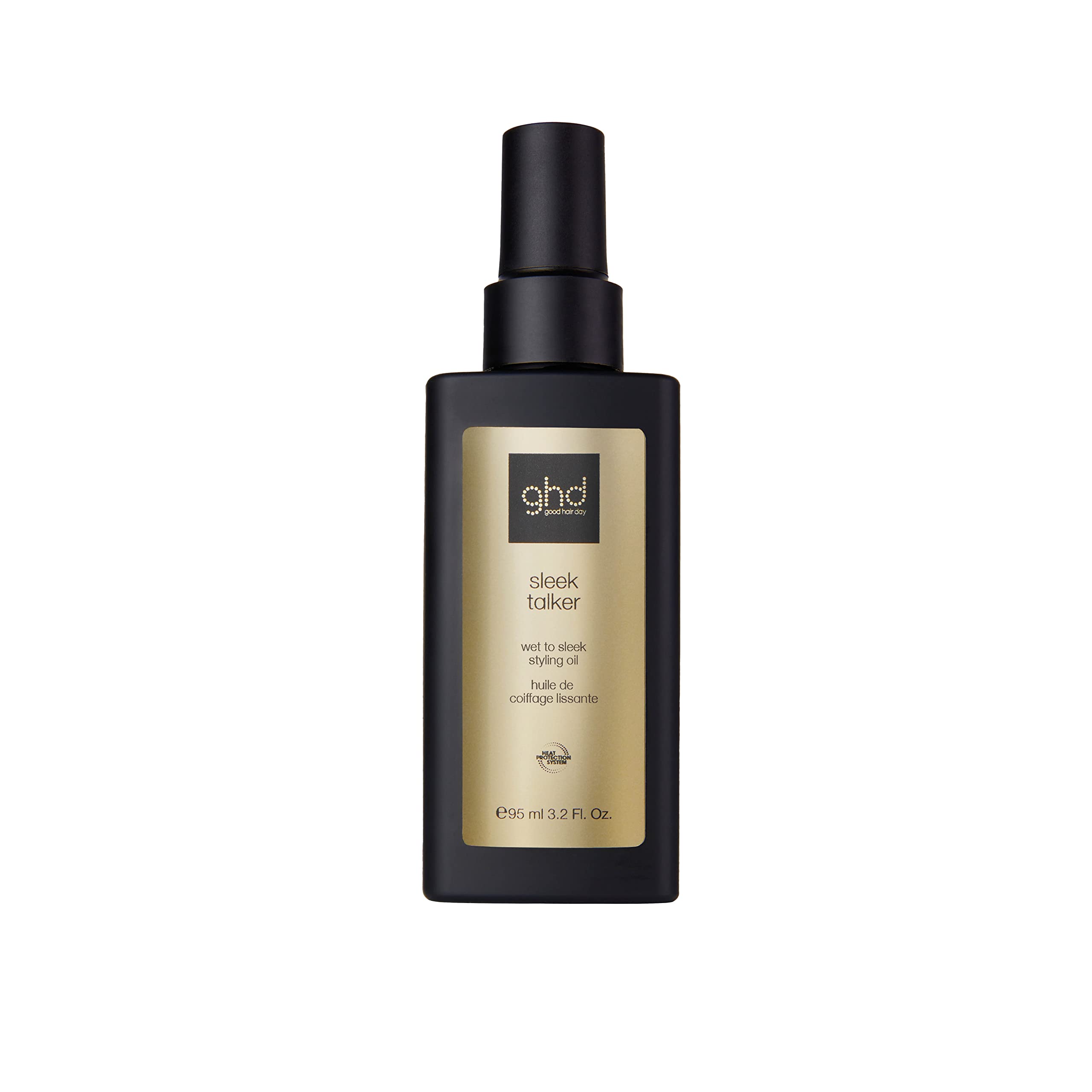 ghd Sleek Talker - Wet To Sleek Styling Oil, Smoothing and Softening Hair Oil With Heat Protection, Formulated with Nourishing Argan Oil, Non-greasy and Lightweight - New