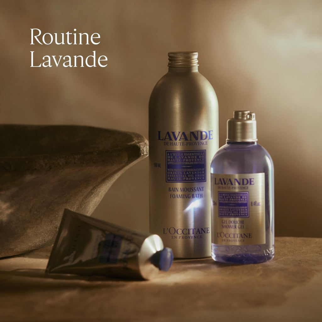 L'OCCITANE - Lavender (Lavande) Foaming Bath - 500 ml - Calming and Relaxing - Made in France - New
