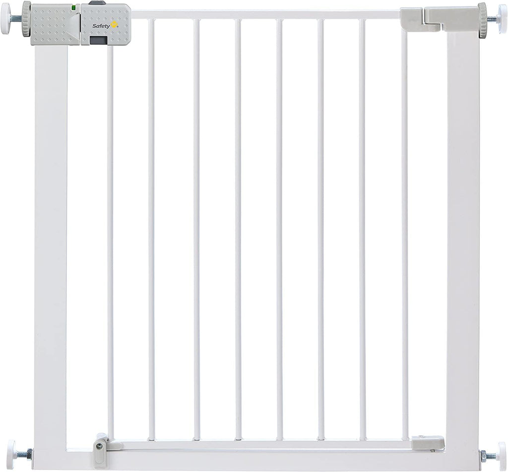 Safety 1st SecureTech Baby Stair Gate - Pressure Fit Safety Barrier - White - Good