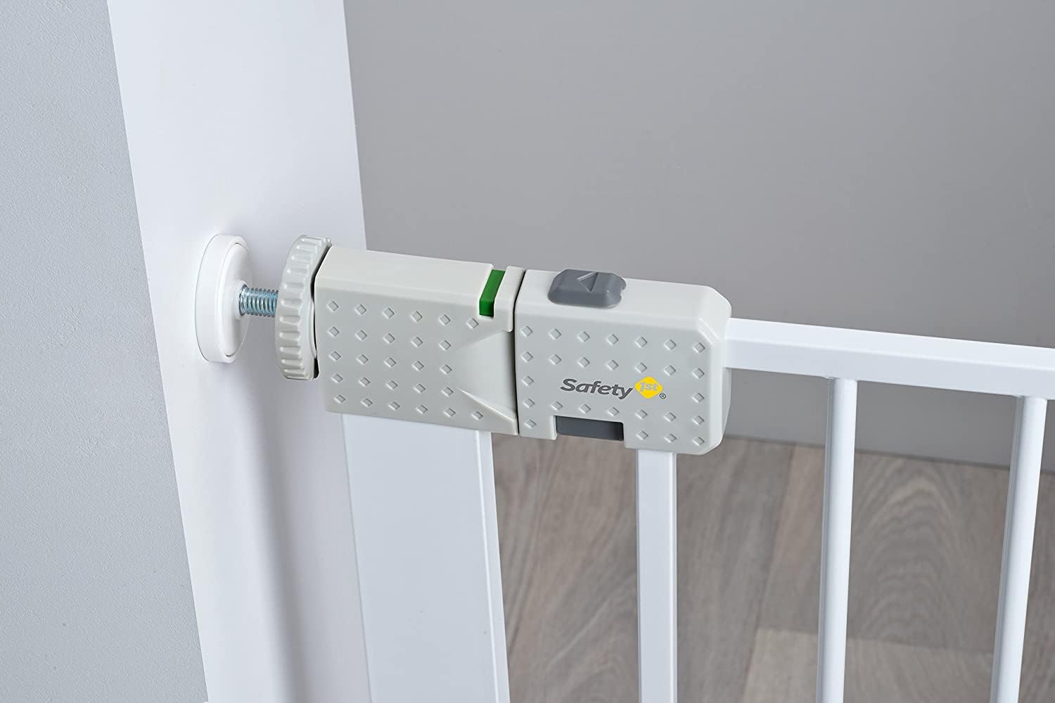 Safety 1st SecureTech Baby Stair Gate - Pressure Fit Safety Barrier - White - Good