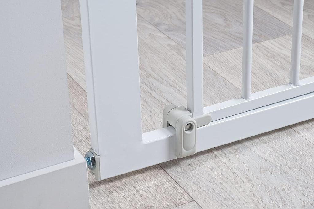 Safety 1st SecureTech Baby Stair Gate - Pressure Fit Safety Barrier - White - Good