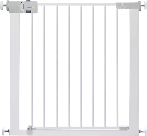 Safety 1st SecureTech Baby Stair Gate - Pressure Fit Safety Barrier - White - Good