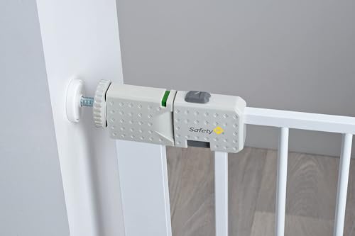 Safety 1st SecureTech Baby Stair Gate - Pressure Fit Safety Barrier - White - Good